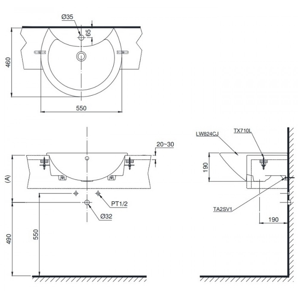 ban-ve-lavabo-toto-lw824cjw